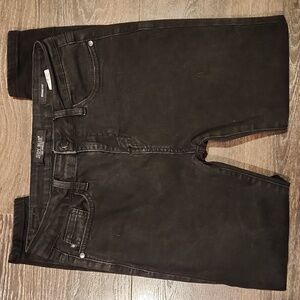 JUDY BLUE HIGH RISE TUMMY
CONTROL SKINNY BLACK ANKLE JEANS, 10/11 (30)